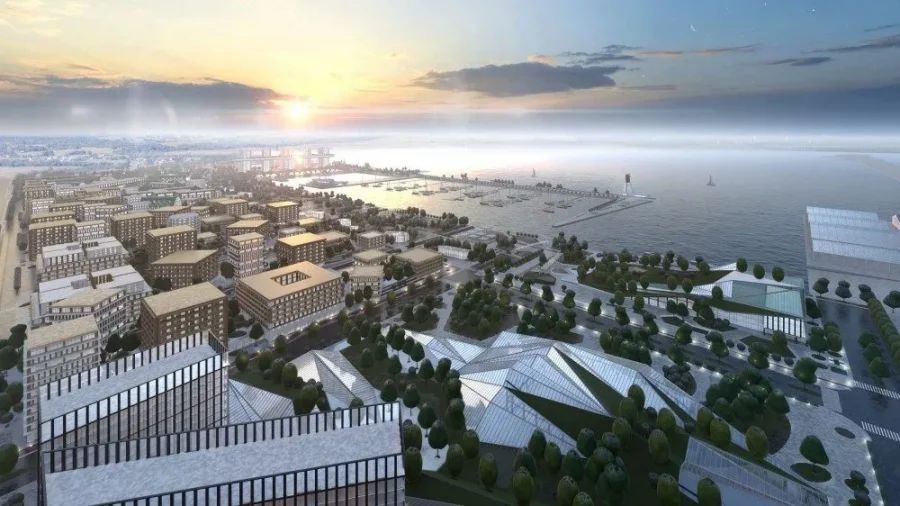 Визуализация будущего курорта Санкт-Петербург Марина с яхтенной мариной