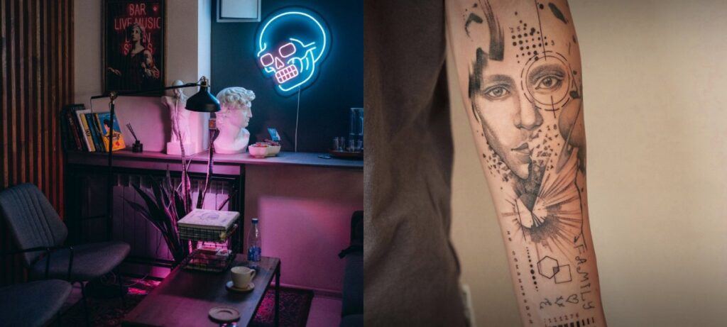 Процесс нанесения татуировки в BIG FISH TATTOO - комфортная обстановка и внимание к деталям