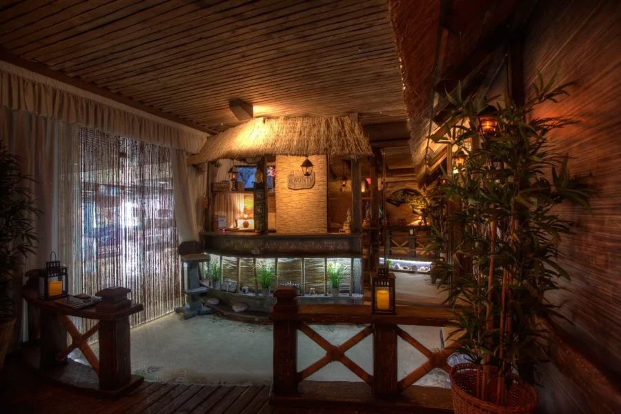 Интерьер Тайской SPA-деревни Baunty
