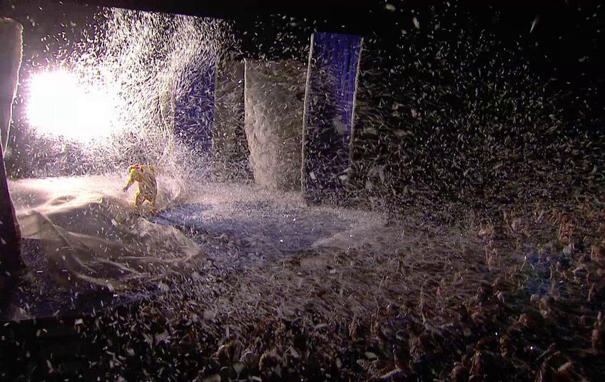 Снежное шоу Славы Полунина