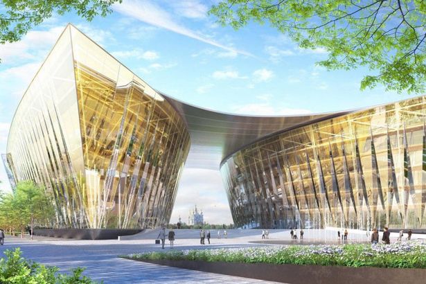 В новом комплексе на набережной напротив Смольного собора появятся спортивные и медицинские центры, рестораны и выставочные залы. Также, на территории планируют разбить красивый общественный парк.