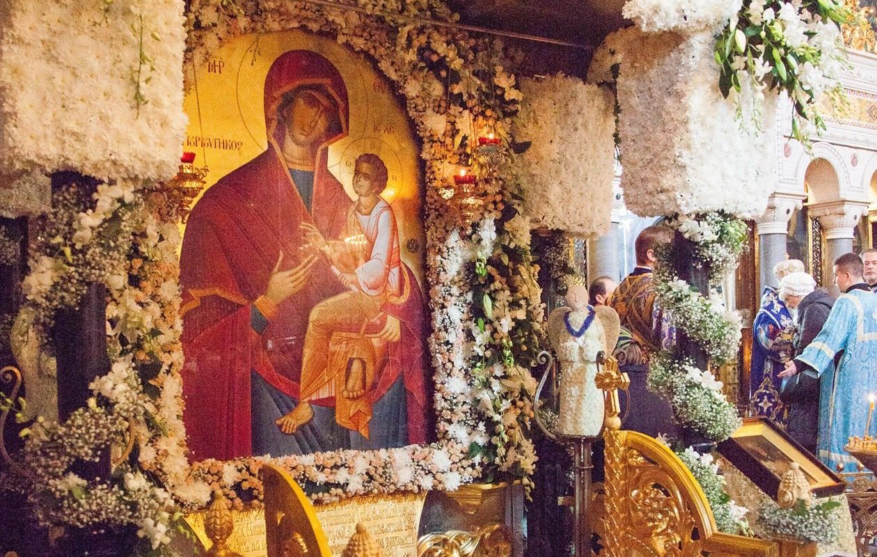 В музей вернулась уникальная икона Божией Матери «Скоропослушница», которая пропала во время войны, ее не эвакуировали. А раньше она принадлежала&nbsp;великому&nbsp;князю Алексею Александровичу, брату Александра III.