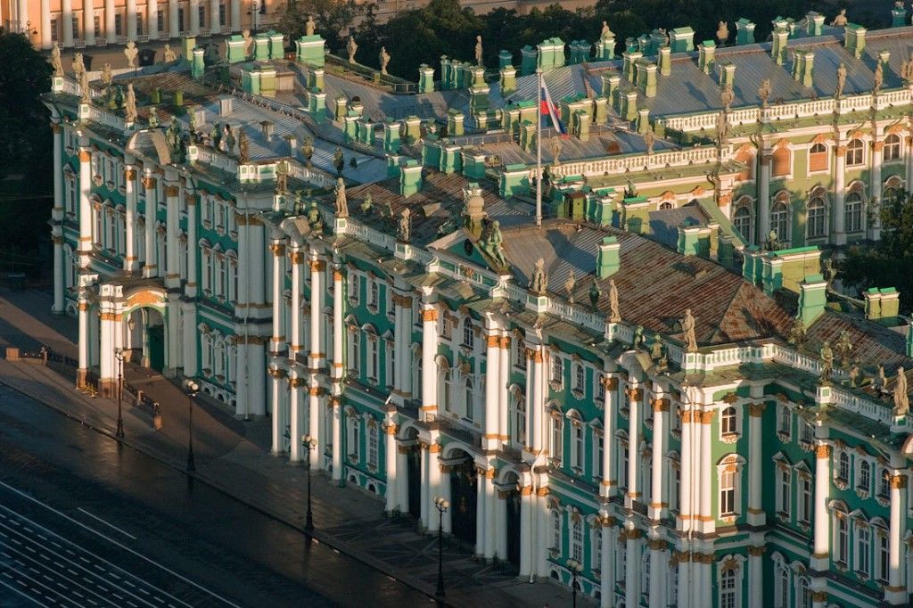 Эрмитаж с воздуха