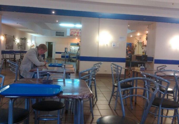 Историческое здание столовой СПбГУ на Васильевском острове