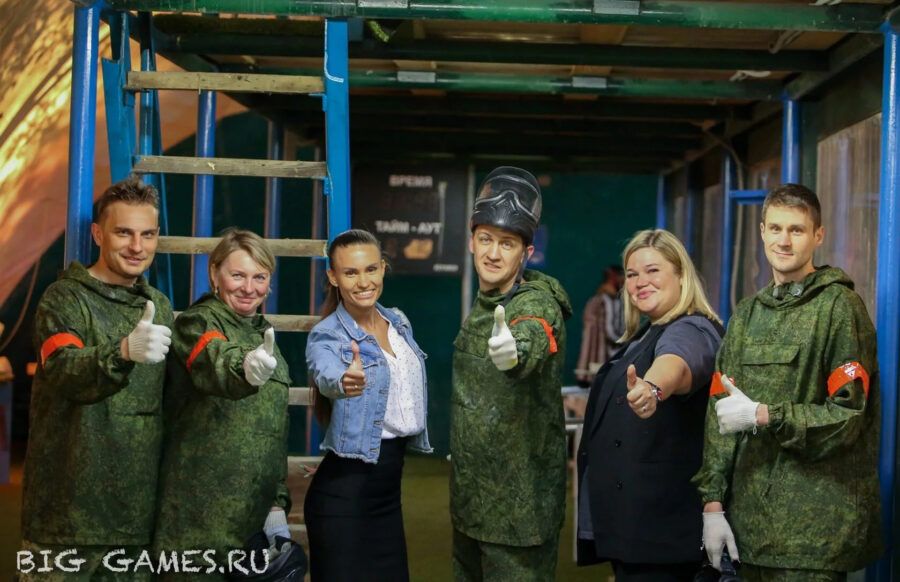 Пейнтбол для больших групп, активный отдых и развлечения