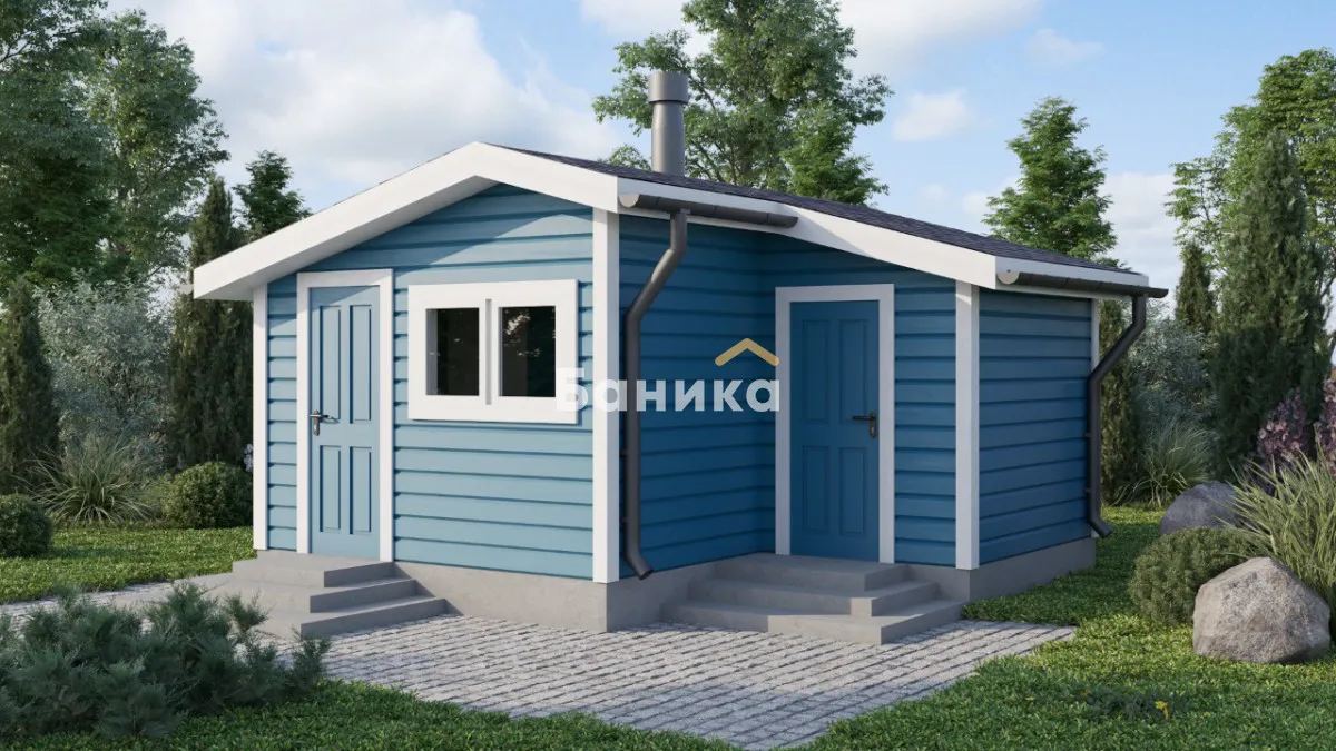 Каркасная баня КБ-23 — БаниКа