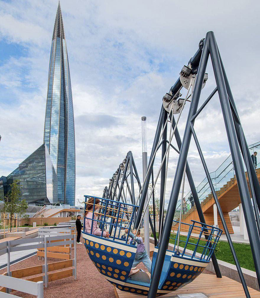 Набережная у «Лахта-центра»