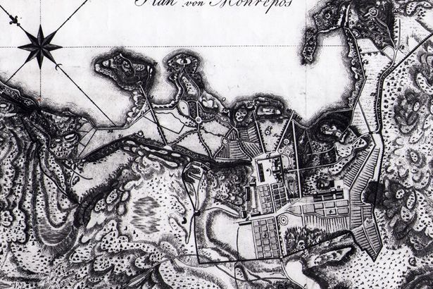 Карта парка &laquo;Монрепо&raquo; в Выборге