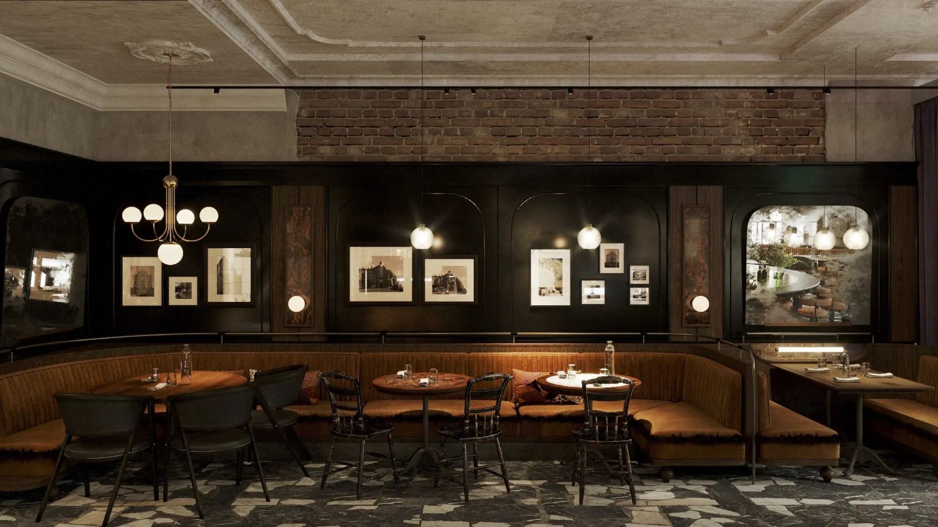 Nola Jazz Bar в Волынском переулке в Санкт-Петербурге — зал в стиле Нового Орлеана 1920-х