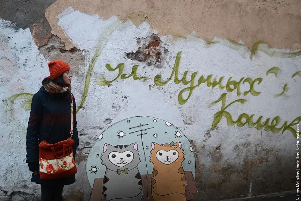 Улица Лунных Кошек на Каменноостровском проспекте