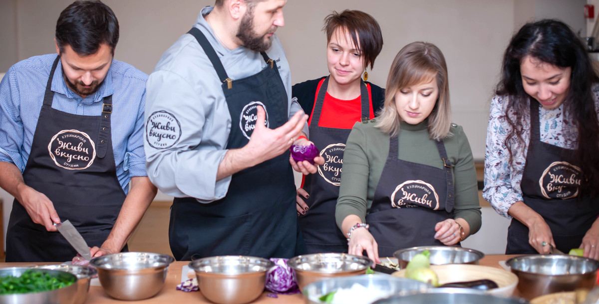 Кулинарная студия «Живи вкусно» в Санкт-Петербурге