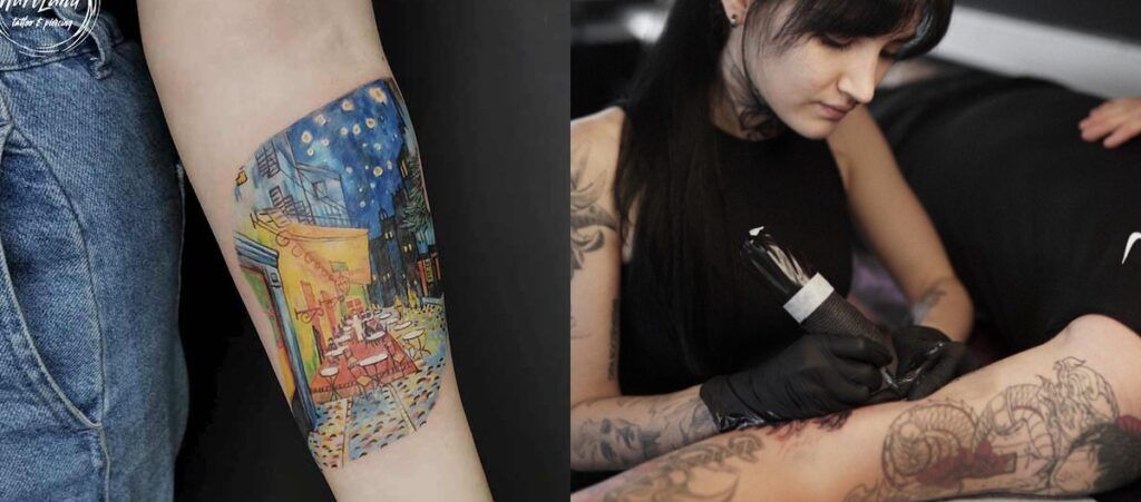 Оригинальные работы тату-проекта HurtLand - яркие и необычные дизайны