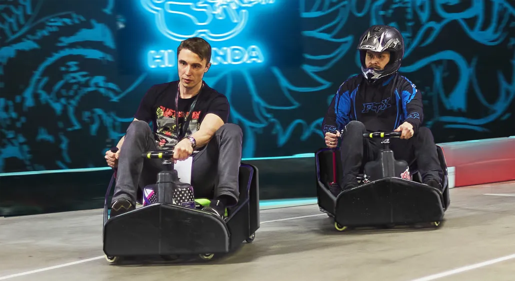 Электрические дрифт-карты SUPER DRIFT в торговом центре Петербурга