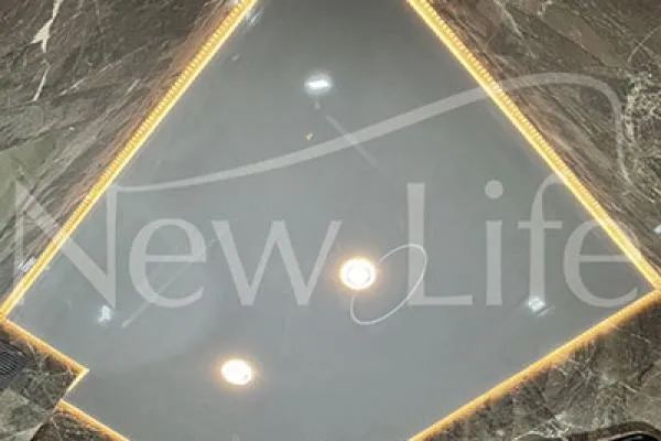 Глянцевый натяжной потолок, компания New Life