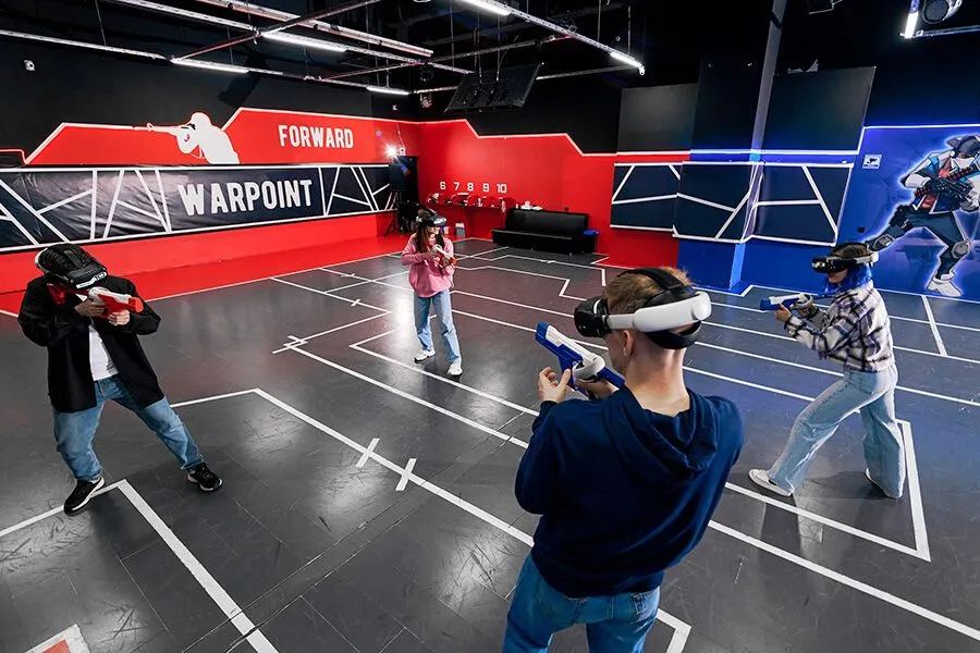 Warpoint VR-арена с беспроводным оборудованием