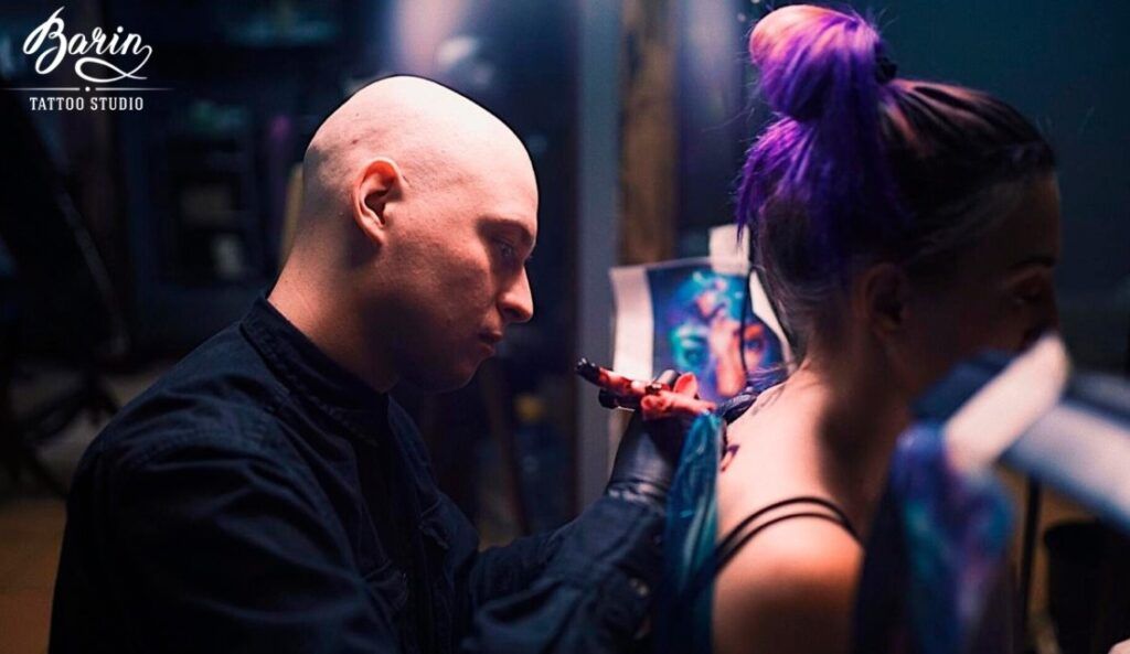 Профессиональные татуировки студии BARIN - яркие художественные работы в различных стилях