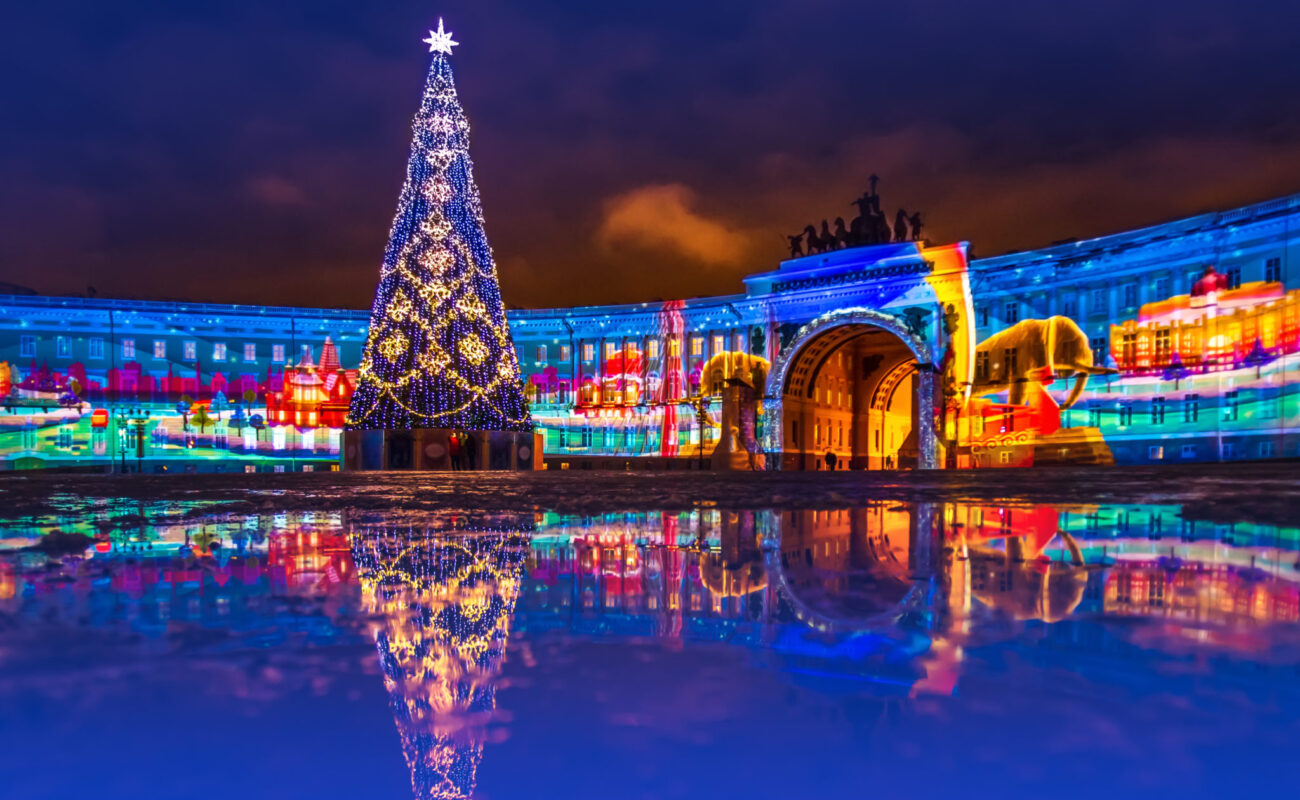 Новый год в СПб на Дворцовой